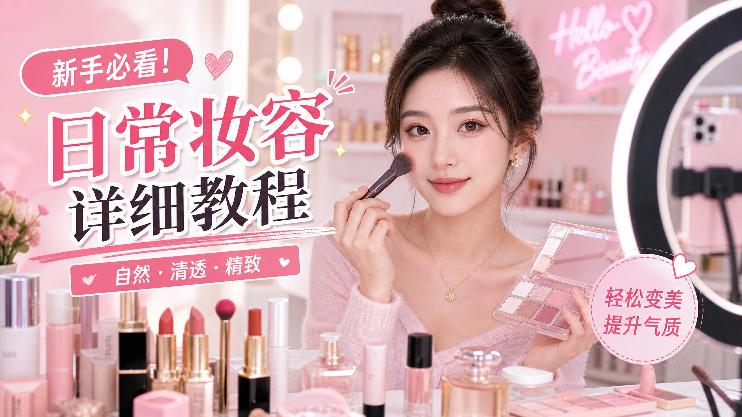 海角社区美妆视频教程-日常妆容
